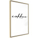 Wall Poster Coffee Times - artistic English text on a white background 122948 additionalThumb 12