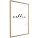 Wall Poster Coffee Times - artistic English text on a white background 122948 additionalThumb 6