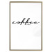 Wall Poster Coffee Times - artistic English text on a white background 122948 additionalThumb 20