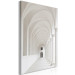 Canvas White colonnade - photograph with church architecture in white 123848 additionalThumb 2