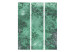 Room Divider Emerald Memory (3-piece) - floral baroque ornaments 124048 additionalThumb 3