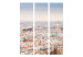 Folding Screen Parisian Alleys (3-piece) - cityscape seen from a bird's eye view 124148 additionalThumb 3