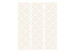 Room Divider Corners (3-piece) - beige background in a geometric brown pattern 124348 additionalThumb 3