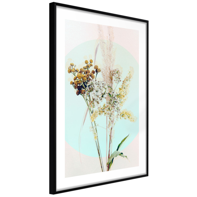 Wall Poster Bouquet in Mint Fullness - spring flowers on a blue pastel background 126548 additionalImage 8