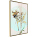 Wall Poster Bouquet in Mint Fullness - spring flowers on a blue pastel background 126548 additionalThumb 14