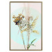 Wall Poster Bouquet in Mint Fullness - spring flowers on a blue pastel background 126548 additionalThumb 21