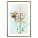 Wall Poster Bouquet in Mint Fullness - spring flowers on a blue pastel background 126548 additionalThumb 16