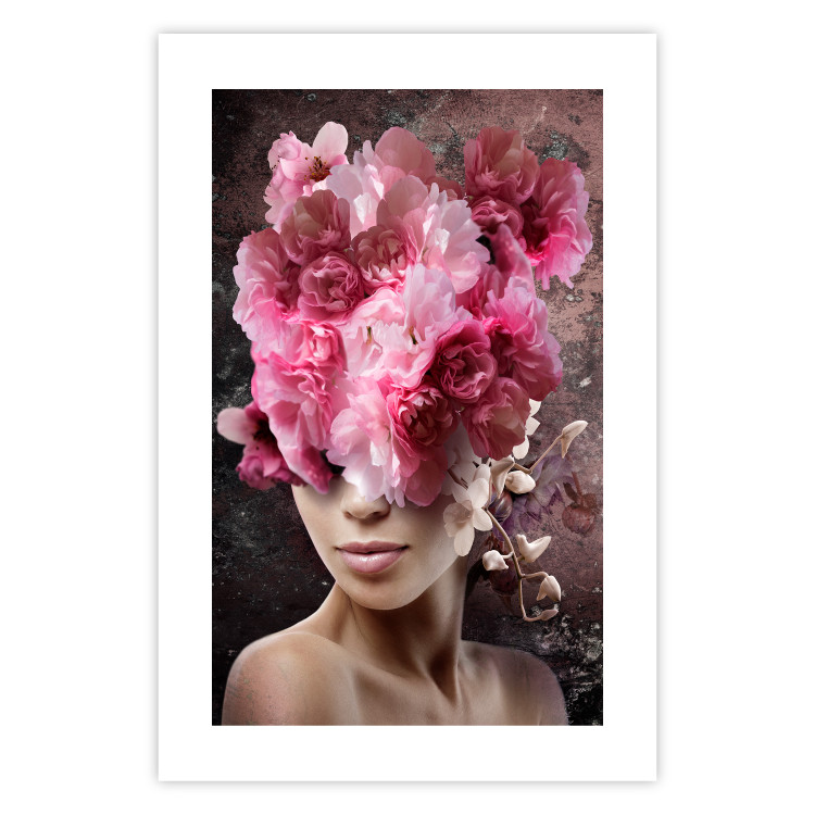 Wall Poster Spring Awakening - abstract woman with plants on her head 127248 additionalImage 19