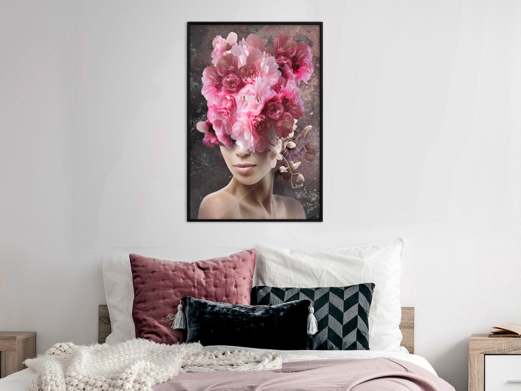 Wall Poster Spring Awakening - abstract woman with plants on her head 127248 additionalImage 4