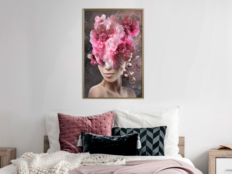 Wall Poster Spring Awakening - abstract woman with plants on her head 127248 additionalImage 5