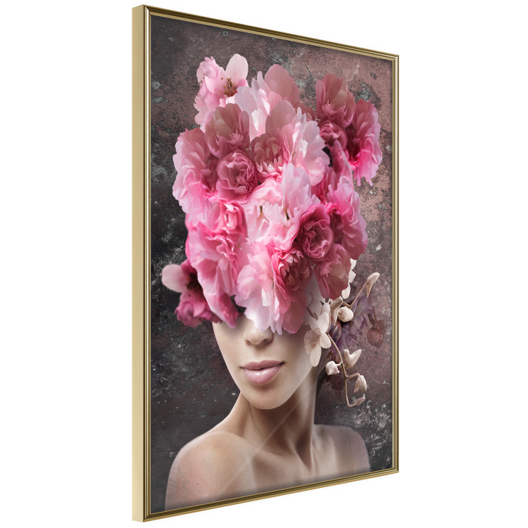 Wall Poster Spring Awakening - abstract woman with plants on her head 127248 additionalImage 12