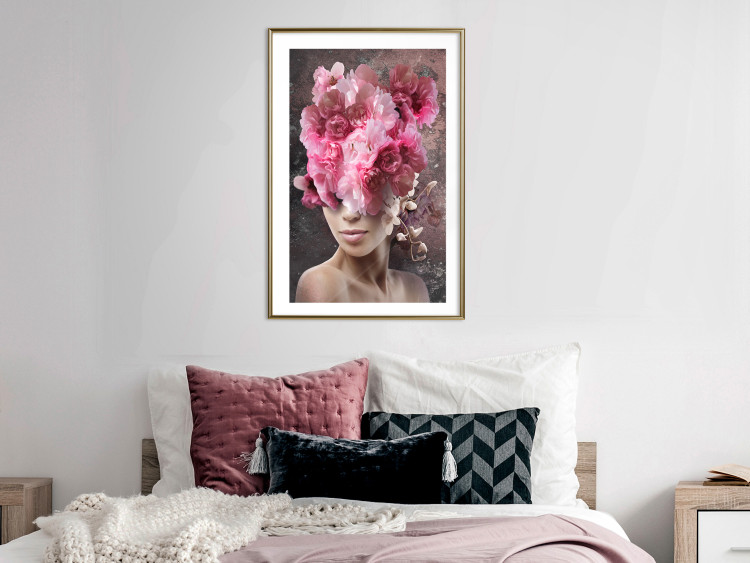 Wall Poster Spring Awakening - abstract woman with plants on her head 127248 additionalImage 13
