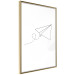 Wall Poster Paper Airplane - abstract airplane with geometric figures 128048 additionalThumb 12
