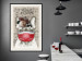 Wall Poster Rufio - humorous fantasy with a purebred dog in a mask and text in the background 129148 additionalThumb 24