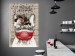 Wall Poster Rufio - humorous fantasy with a purebred dog in a mask and text in the background 129148 additionalThumb 2