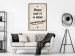 Wall Poster Each Day is a New Adventure! - black text on a beige texture 130448 additionalThumb 6