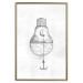 Poster Anchored Moon - white light bulb composition with sea and moon 131948 additionalThumb 17