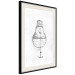 Poster Anchored Moon - white light bulb composition with sea and moon 131948 additionalThumb 2