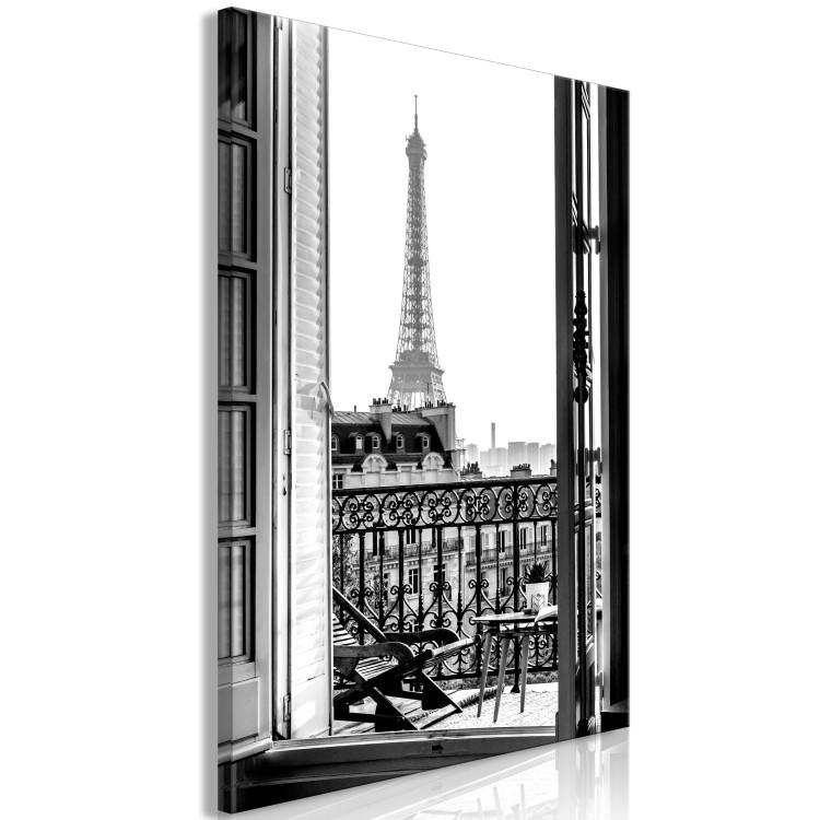 Canvas Print Balcony View (1-piece) Vertical - Paris city architecture 132248 additionalImage 2