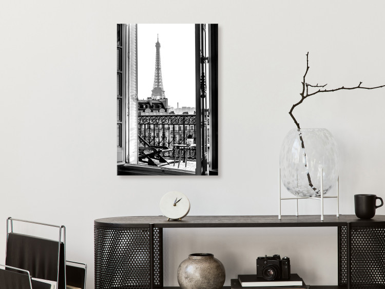 Canvas Print Balcony View (1-piece) Vertical - Paris city architecture 132248 additionalImage 3