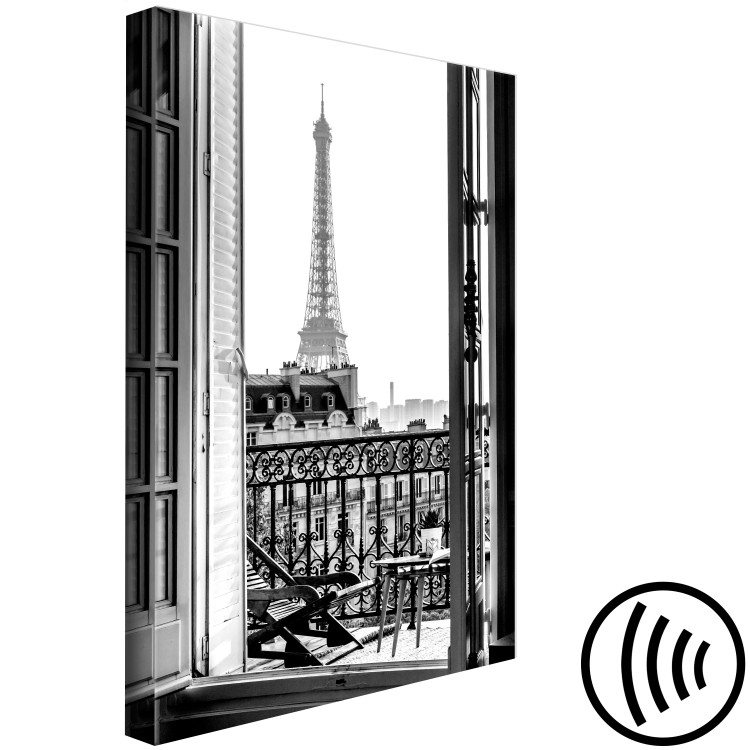 Canvas Print Balcony View (1-piece) Vertical - Paris city architecture 132248 additionalImage 6