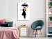 Canvas Art Print Girl with Umbrella (1 Part) Vertical 132448 additionalThumb 3