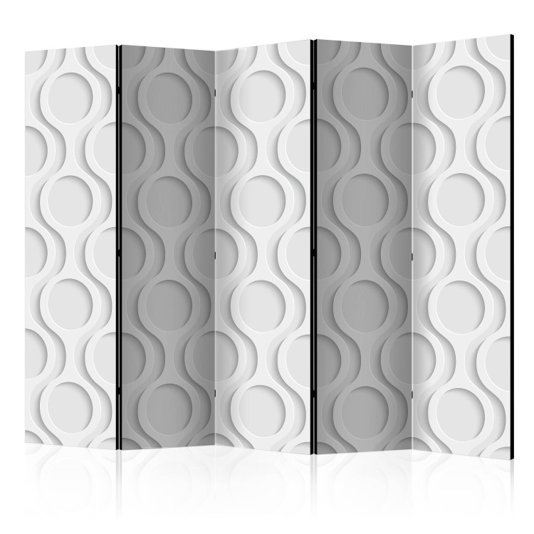 Room Separator Chains II (5-piece) - modern background in abstract shapes 132548