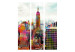 Folding Screen Colors of New York City (3-piece) - architecture of New York City 132848 additionalThumb 3