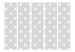 Folding Screen Joyful Polka Dots II (5-piece) - composition in dots and gray background 133448 additionalThumb 3