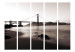 Room Divider Screen San Francisco: Golden Gate Bridge in Black and White II - dark landscape 133848 additionalThumb 3