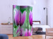 Room Divider Purple Spring Tulips - colorful flowers against green foliage 133948 additionalThumb 2