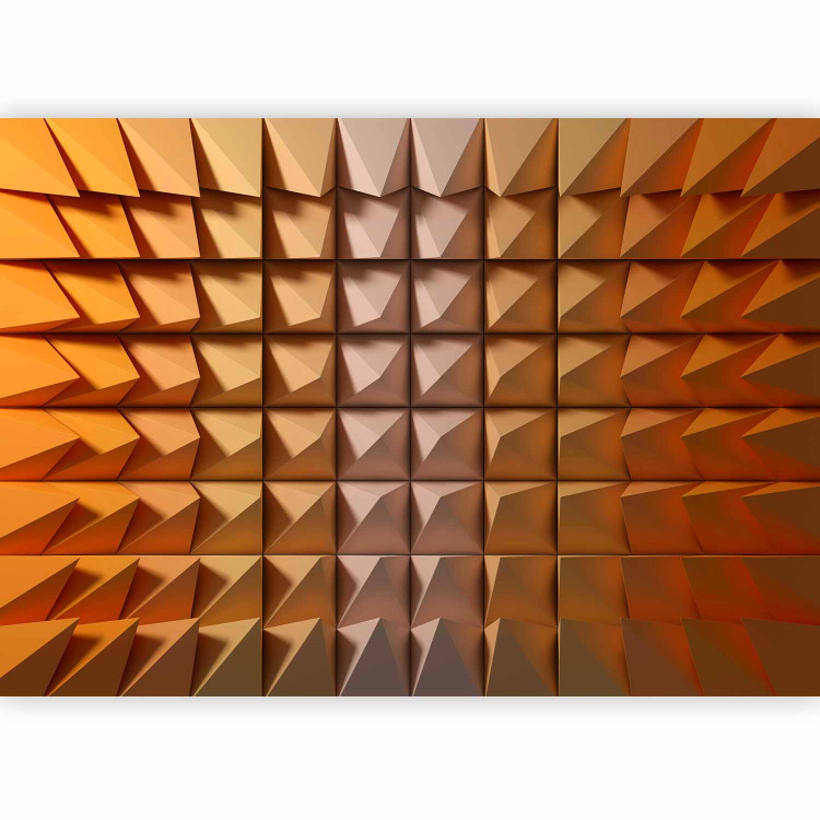 Wall Mural Symmetrical structure - 3D composition with geometric shapes 134248 additionalImage 5