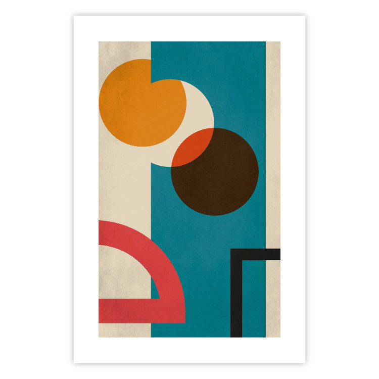 Wall Poster Hidden Shape - colorful geometric shapes in abstract style 134448 additionalImage 19