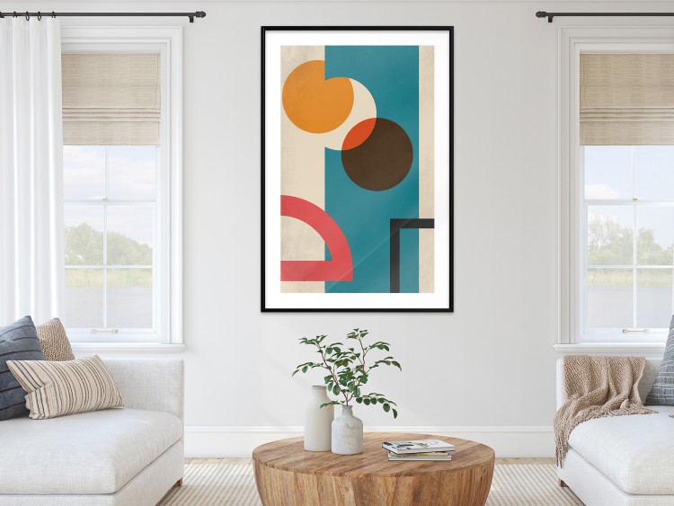 Wall Poster Hidden Shape - colorful geometric shapes in abstract style 134448 additionalImage 23