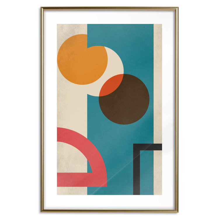Wall Poster Hidden Shape - colorful geometric shapes in abstract style 134448 additionalImage 16