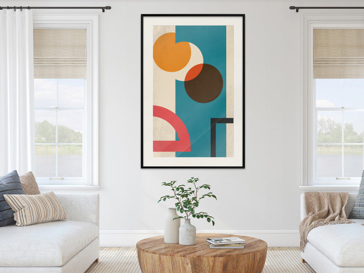 Wall Poster Hidden Shape - colorful geometric shapes in abstract style 134448 additionalImage 24