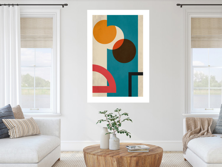 Wall Poster Hidden Shape - colorful geometric shapes in abstract style 134448 additionalImage 5