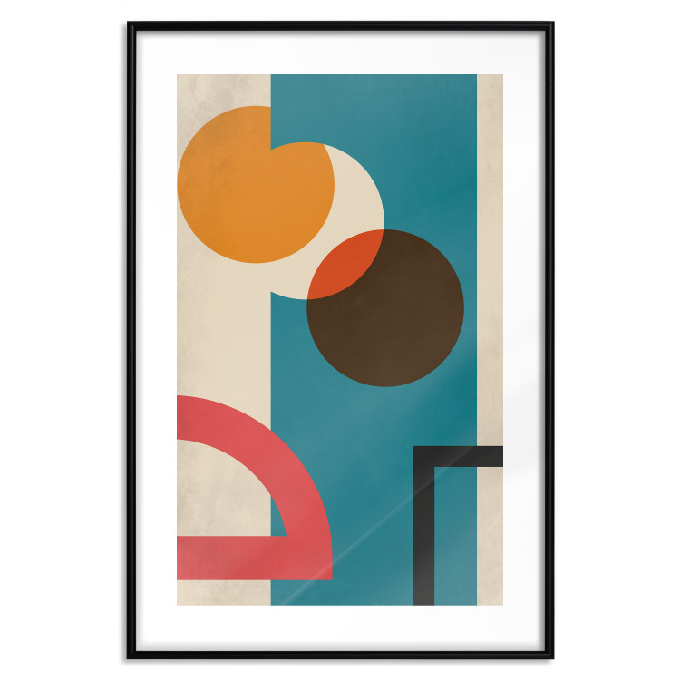Wall Poster Hidden Shape - colorful geometric shapes in abstract style 134448 additionalImage 17