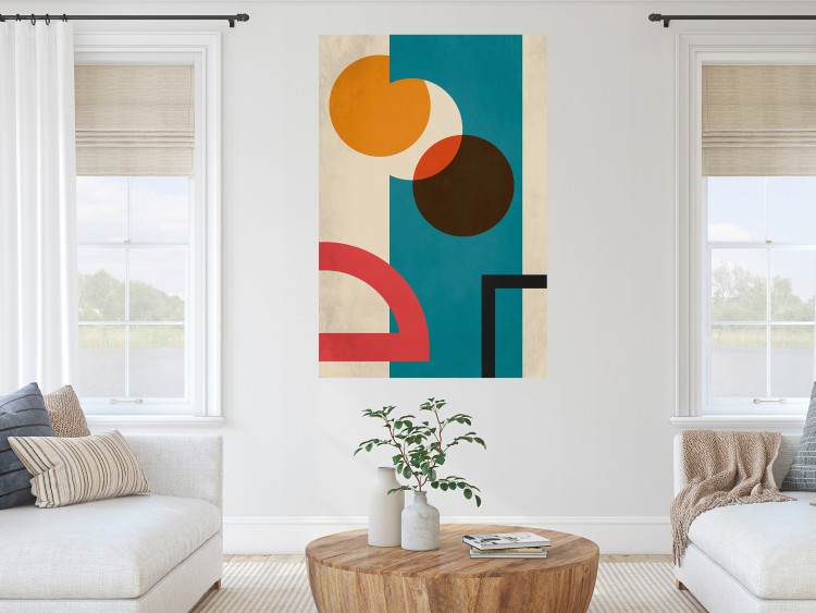 Wall Poster Hidden Shape - colorful geometric shapes in abstract style 134448 additionalImage 4