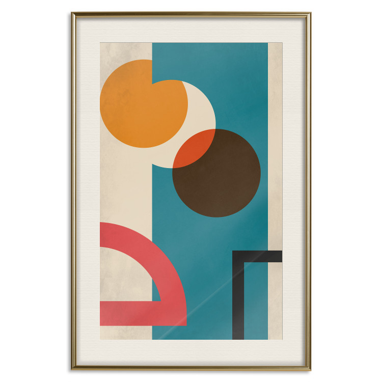 Wall Poster Hidden Shape - colorful geometric shapes in abstract style 134448 additionalImage 20