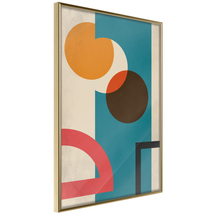 Wall Poster Hidden Shape - colorful geometric shapes in abstract style 134448 additionalImage 12