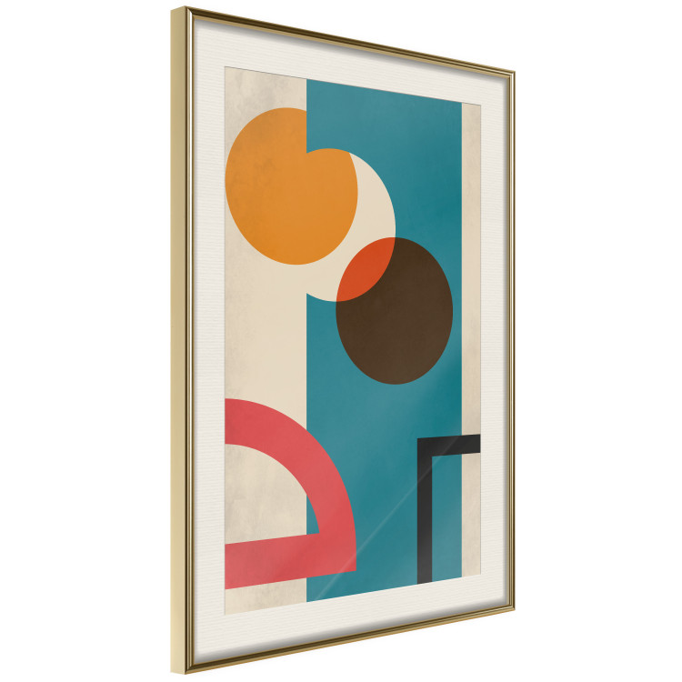 Wall Poster Hidden Shape - colorful geometric shapes in abstract style 134448 additionalImage 3