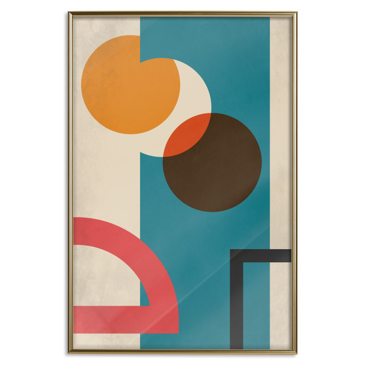 Wall Poster Hidden Shape - colorful geometric shapes in abstract style 134448 additionalImage 21