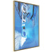Wall Poster Blue Stroll - pathway architecture between blue buildings 134748 additionalThumb 14