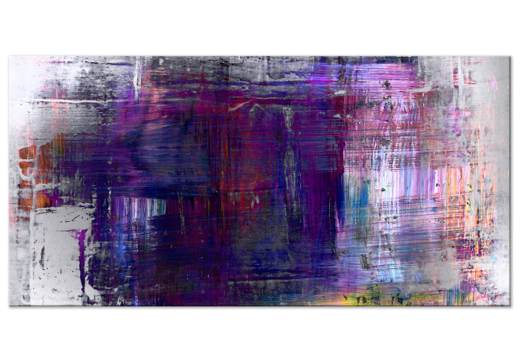 Canvas Gentle Color Transition (1-piece) Wide - purple abstraction 142348