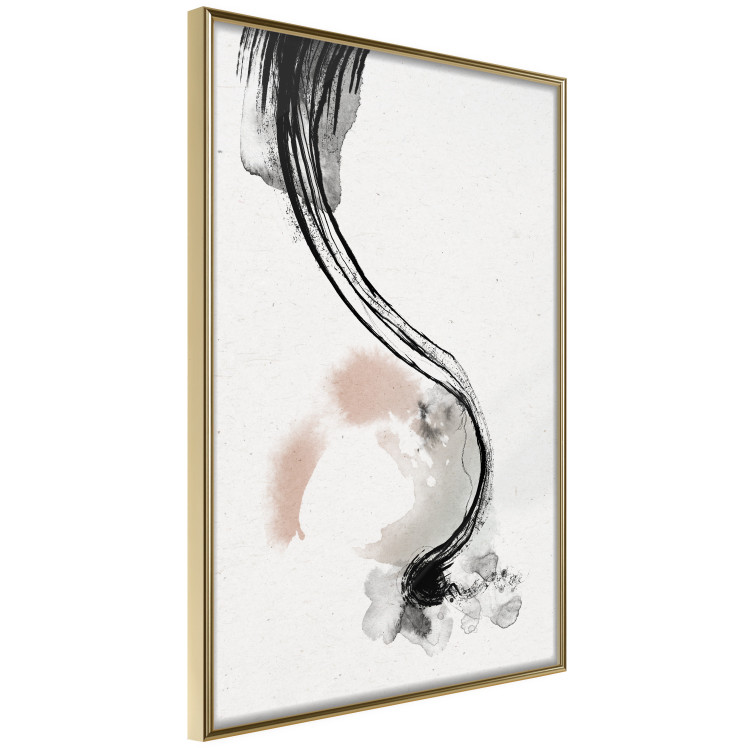 Wall Poster Brush Marks - Delicate Shapes and Stains Created With Ink 144748 additionalImage 3