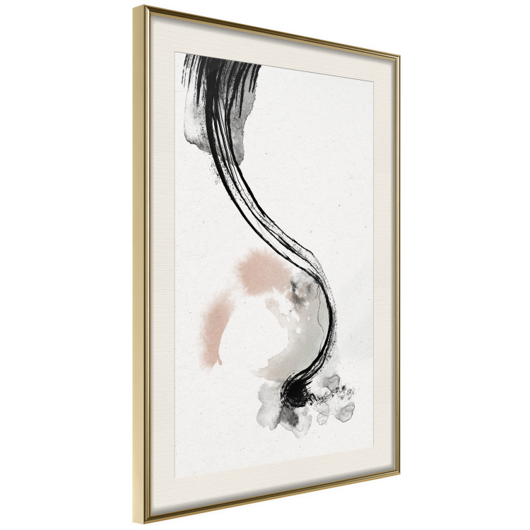 Wall Poster Brush Marks - Delicate Shapes and Stains Created With Ink 144748 additionalImage 10