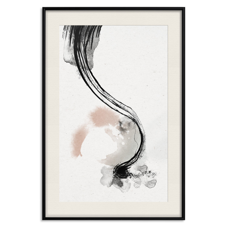 Wall Poster Brush Marks - Delicate Shapes and Stains Created With Ink 144748 additionalImage 26