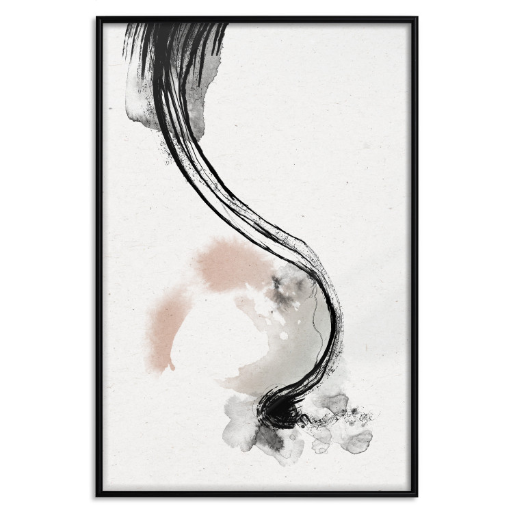 Wall Poster Brush Marks - Delicate Shapes and Stains Created With Ink 144748 additionalImage 14