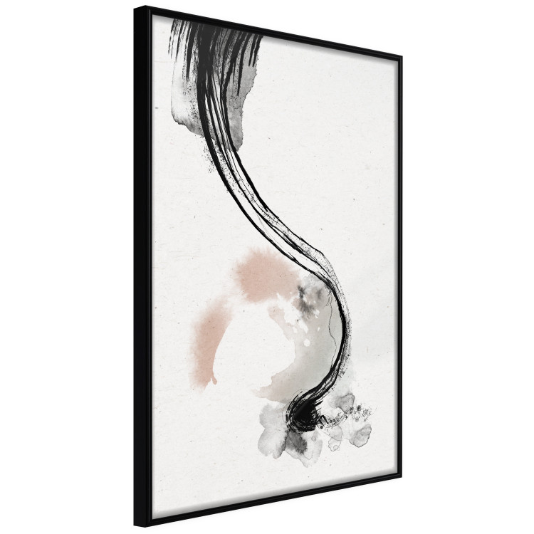 Wall Poster Brush Marks - Delicate Shapes and Stains Created With Ink 144748 additionalImage 6